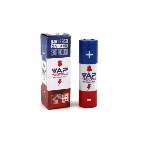 ACCU VAP PROCELL 18650 3000MAH 30A