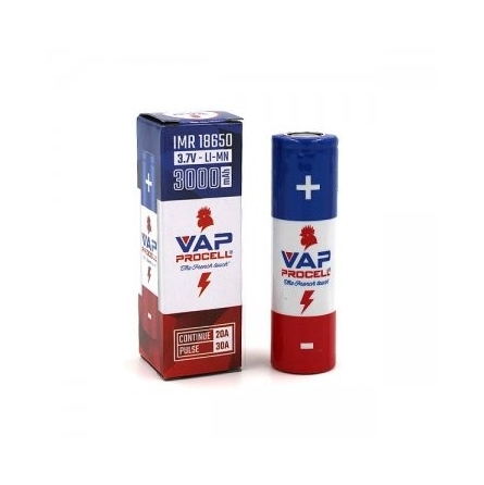 ACCU VAP PROCELL 18650 3000MAH 30A