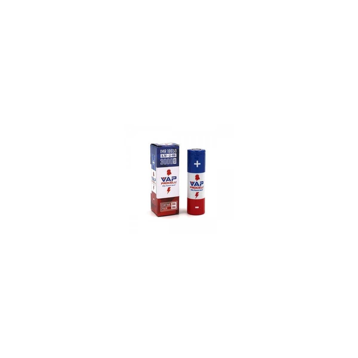 ACCU VAP PROCELL 18650 3000MAH 30A