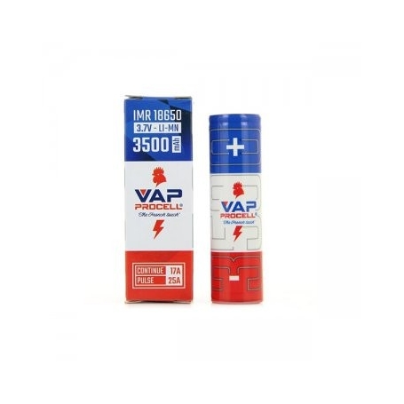 ACCU VAP PROCELL 18650 3500MAH 30A