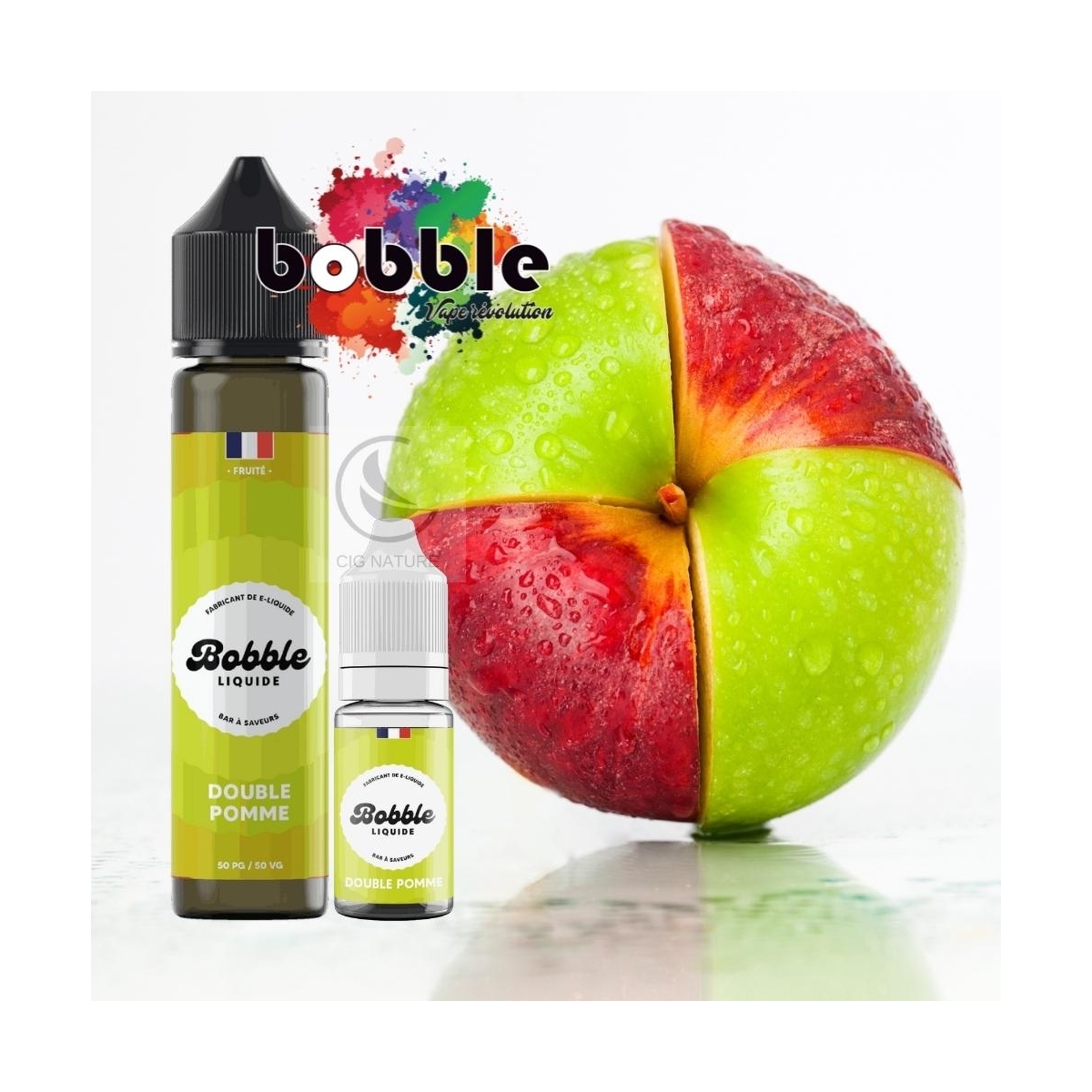 DOUBLE POMME 10ML-40ML - BOBBLE