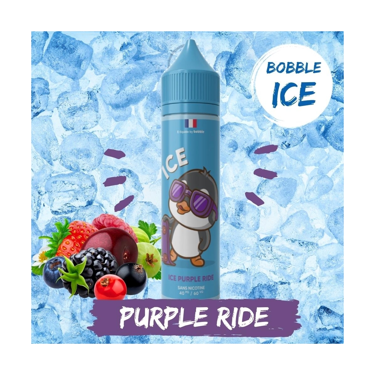 ICE PURPLE RIDE 10ML-40ML - BOBBLE