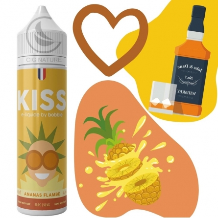 KISS ANANAS FLAMBE 10ML-40ML - BOBBLE