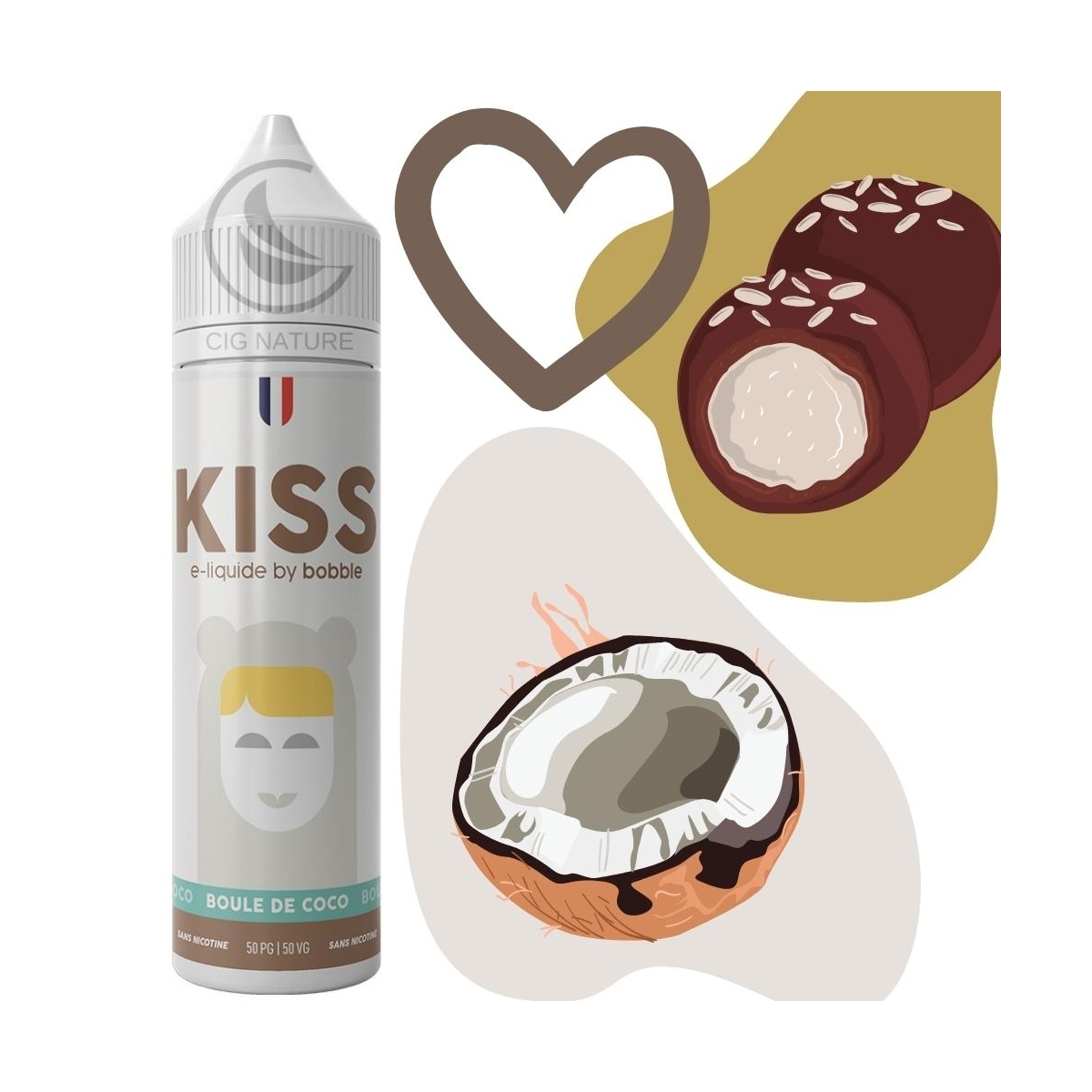 KISS BOULE DE COCO 10ML-40ML - BOBBLE