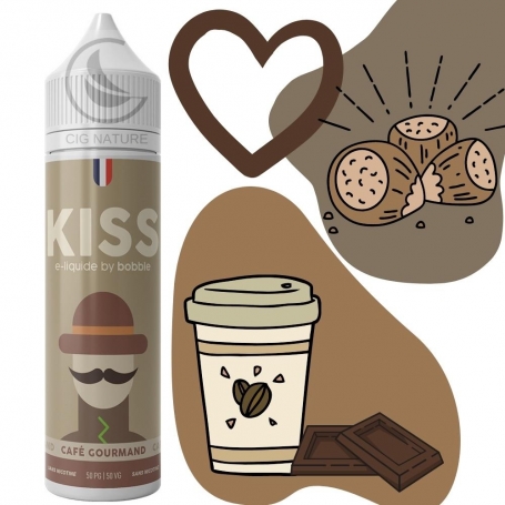 KISS CAFE GOURMAND 10ML-40ML - BOBBLE