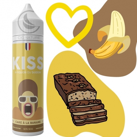 KISS CAKE BANANE 10ML-40ML - BOBBLE