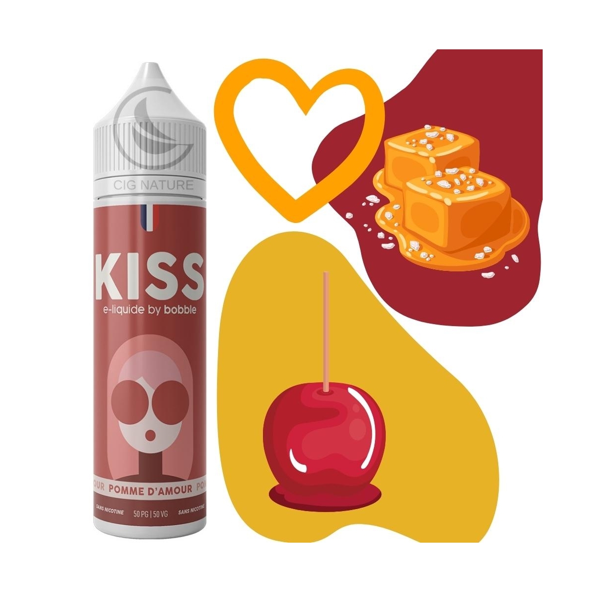 KISS POMME D'AMOUR 10ML-40ML - BOBBLE